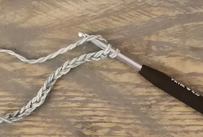 Vasten haken stap 4